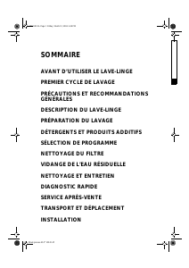 Mode d’emploi Whirlpool AWE 6621 Lave-linge