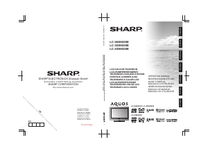 Bruksanvisning Sharp AQUOS LC-42SH330E LCD TV