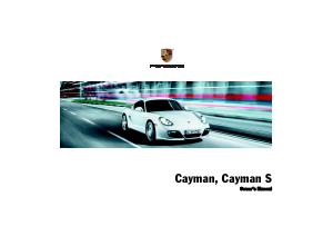 Bruksanvisning Porsche Cayman S (2009)