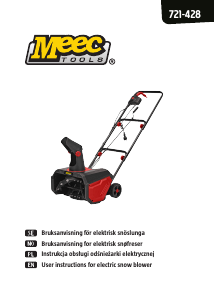 Instrukcja Meec Tools 721-428 Odśnieżarka