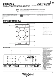 Návod Whirlpool AWG 1112 S/PRO Práčka