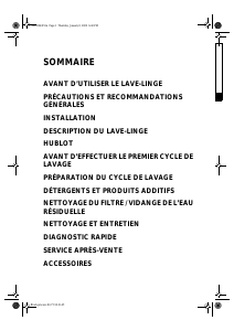 Mode d’emploi Whirlpool AWG 5424 Lave-linge