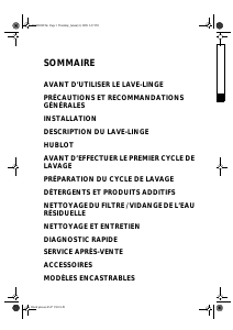 Mode d’emploi Whirlpool AWG 707 Lave-linge