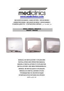 Manual de uso Mediclinics M06AB Speedflow Secador de manos