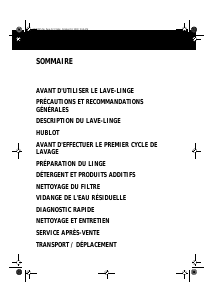 Mode d’emploi Whirlpool AWM 043 Lave-linge