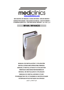 Handleiding Mediclinics M14ACS Dualflow Plus Handendroger