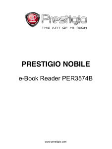 Bedienungsanleitung Prestigio MultiReader 3574 E-reader