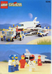 Bruksanvisning Lego set 6346 Town Shuttle launch besättning