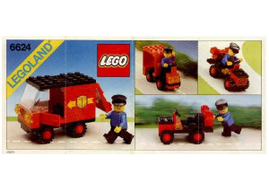 Manuale Lego set 6624 Town Furgone per le consegne