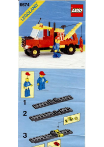 Manual Lego set 6674 Town Tow truck