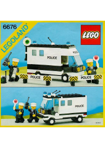 Mode d’emploi Lego set 6676 Town Unité de commandement de la police