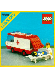Manual Lego set 6688 Town Ambulanță