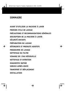 Mode d’emploi Whirlpool AWM 287 Lave-linge