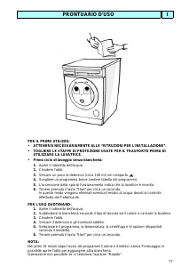 Manuale Whirlpool AWM 337/3 Lavatrice