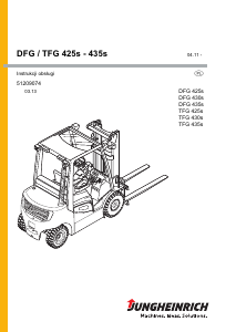 Instrukcja Jungheinrich TFG 430s Wózek widłowy