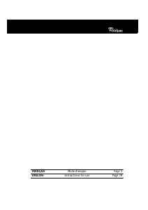 Mode d’emploi Whirlpool AWM 5093 Lave-linge