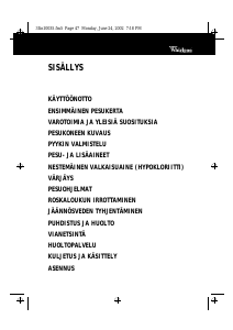 Käyttöohje Whirlpool AWM 5100/4 Pesukone