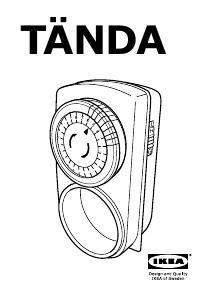 Manual IKEA TANDA Interruptor de tempo