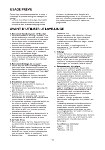 Mode d’emploi Whirlpool AWM 5610/1 Lave-linge