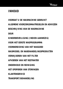 Handleiding Whirlpool AWM 6500 Wasmachine