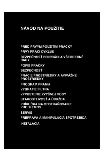 Návod Whirlpool AWM 8085 Práčka