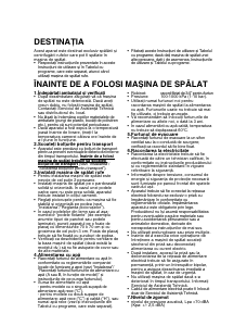 Manual Whirlpool AWM 9110 BS Mașină de spălat