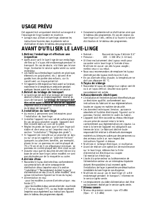 Mode d’emploi Whirlpool AWM 9200 WH Lave-linge
