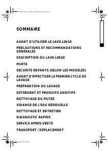 Mode d’emploi Whirlpool AWO 10461 Lave-linge