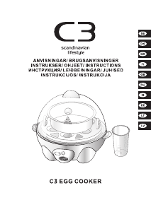 Bruksanvisning C3 30-10717 Äggkokare