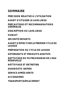 Mode d’emploi Whirlpool AWO 8166 Lave-linge