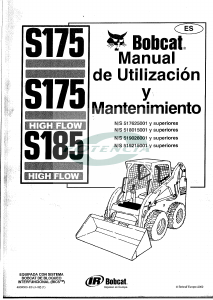Manual de uso Bobcat S175 High Flow Excavadora