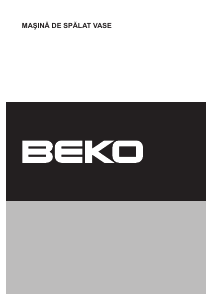 Manual BEKO DFN 1536 Maşină de spălat vase