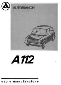 Manuale Autobianchi A112 (1971)