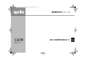 Mode d’emploi Aprilia Sportcity 200 (2004) Scooter