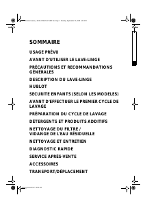 Mode d’emploi Whirlpool AWO/D 4110/P Lave-linge