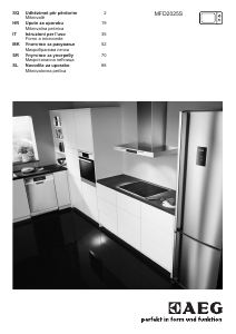 Manuale AEG MFD2025S-M Microonde
