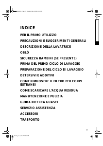 Manuale Whirlpool AWO/D 41420 Lavatrice