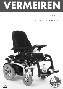 Mode d’emploi Vermeiren Forest 3 Fauteuil roulant électrique