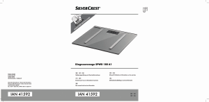 Manual SilverCrest SPWD 180 A1 Scale