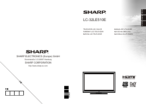 Manual Sharp LC-32LE510E Televizor LCD