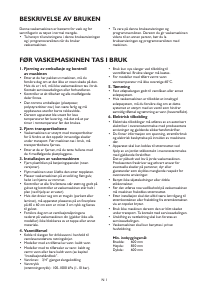 Bruksanvisning Whirlpool AWO/D 7014 Vaskemaskin