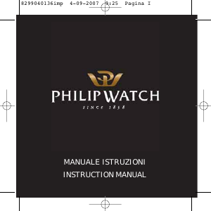 Manuale Philip Watch Chronograph Automatic Orologio da polso