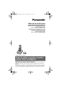 Manual Panasonic KX-TG4021LB Telefone sem fio