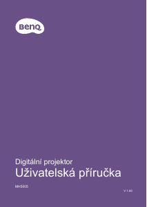 Manuál BenQ MH5005 Projektor
