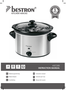 Handleiding Bestron ASC350 Slowcooker