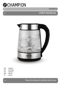 Manual Champion CHVK510 Kettle