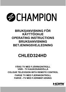 Handleiding Champion CHLED324HD LED televisie