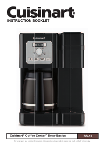 Manual Cuisinart SS-12 Coffee Machine