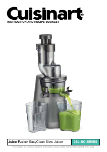 Manual de uso Cuisinart CSJ-300 Licuadora