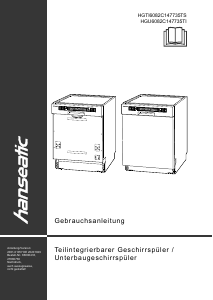 Bedienungsanleitung Hanseatic HGU6082C147735TI Geschirrspüler